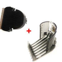 2pcs/set HAIR CLIPPER COMB + Hair Trimmer Cutter For Philips QC5105 QC5115 QC5155 QC5120 QC5125 QC5130 QC5135 QC5105
