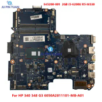 6050A2811101-MB-A01 For HP 340 348 G3 Laptop Motherboard 845200-001 845200-601 TPN-I124 Mainboard With i5-6200U R5 M330