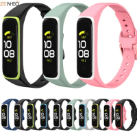 Silicone Watchband Strap for Samsung Galaxy Fit 2 SM-R220 Bracelet Band Replacement Wristband For Samsung Galaxy Fit2 correa