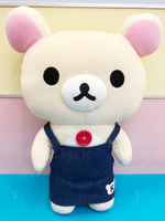 【震撼精品百貨】Rilakkuma San-X 拉拉熊懶懶熊~拉拉熊絨毛娃娃-圍裙造型-牛奶妹#88530