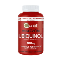 美國Qunol Ubiquinol Coq10還原形式泛醇輔酶100毫克, 120粒膠囊