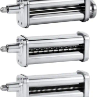 Maker Attachments Set for all KitchenAid Stand Mixer, including Pasta Sheet Roller, Spaghetti Cutter, Fettuccine Cutter by