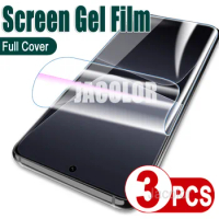 3Pcs Full Cover Hydrogel Film on For Xiaomi 12 Lite Mi 10T 11 Lite 5G NE Front Screen Gel Protector Soft Film For Xiaomi13 13Pro
