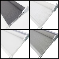Roller Blind Premium Tekstured Indoor Outdoor Kain Bertekstur Tebal Anti Jamur Mudah Dibersihkan Coc