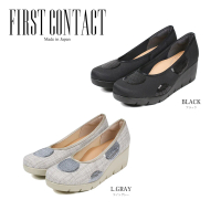 First Contact 方釦亮片氣墊女鞋(日本製女鞋)