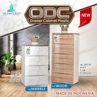 Olymplast ODC MARBLE/wood Lemari Pakaian 4 susun