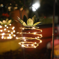 太陽能彩燈led燈串戶外防水裝飾創意小夜燈庭院掛燈陽臺布置樹燈