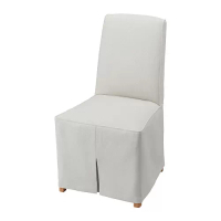 BERGMUND 餐椅附長椅套, 橡木紋/kolboda 米色/深灰色