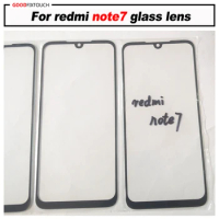 original For redmi note7 Glass lens front glass new Replacement for redmi note 7 LCD out glass repair