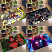 Marvel Movie Spiderman Carpet Fashion Spider Man Lounge Rug Across the Spider-Verse Spider-Man Bedroom Bedside Floor Mat Decor