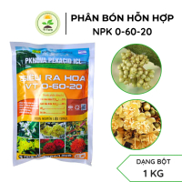 Phân Bón Siêu Ra Hoa VT 0-60-20 Kích Thích Cây Ra Hoa Nhiều Và Đồng Loạt (gói 1kg)