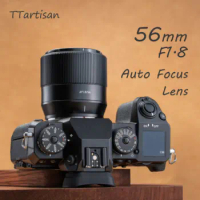 TTArtisan Auto Focus 56mm F1.8 Camera Lens for Fujifilm XS10 XS20 X-H2s XT5 XT30 Sony a6000 zve10 a6700 Nikon zfc