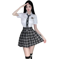 Campus Uniform Student Outfit Gaya Jepun Murni College untuk Kebutuhan Kerja Workwear dengan Kain Be