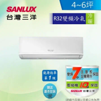 SANLUX台灣三洋 4-5坪 1級變頻冷暖冷氣 SAC-V28HR3/SAE-V28HR3 R32冷媒