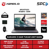 SPC STYLE 3 RYZEN 3 3200 8GB 256GB DOS 14.0 FHD IPS Gray