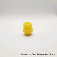konektor nepel plastik variasi drat 14mm ke 18mm