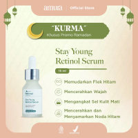 Amura Stay Young Retinol Serum 15ml | Retinol Memudarkan Flek Hitam Menyamarkan Garis Halus Memudark