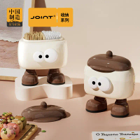 Toothpick Holder Cotton Swab Box Luxury Plastic Toothpick Tube Makeup Cotton Box Storage Box Househo