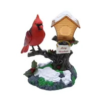 Ornamen Taman Burung Red Cardinal
