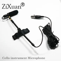 Pro Music Instrument Microphone Condenser Cello Instrument Microfone for Shure AKG Samson Wireless System XLR Mini Transmitter