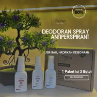 Ziana Deodoran Spray I 1 Paket Isi 3 Botol I Selamat Tinggal Bau Badan