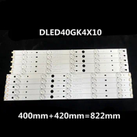 40 inch DLED40GK4X10 Original LED Strips w/ Optical Lens Fliter TV Panel Backlight Lamps Total 10 LED Beads 822mm