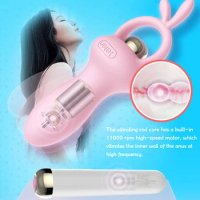 Leten Anal Butt Plug Vibrator Clitors Silicone Mini Bullet G-Spot Vibrator Anal Vagina Adutls Sex Toys For Women Orgasm Dildo