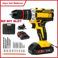 Mesin Bor Cordless JLD 10mm / 13mm Baterai 48V / 36V-2A Untuk Beton Besi Kayu 13mm Chuck Besi
