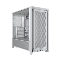 เคสคอมพิวเตอร์ 4000D AIRFLOW ฝาหน้าตะแกรง พร้อมพัดลม RS120 3 ตัว สีขาว