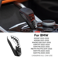 belook ฝาครอบหัวเกียร์คาร์บอนไฟเบอร์แท้สำหรับตกแต่งภายในรถยนต์ สำหรับ BMW M2 G87 M3 G80 M4 G82 G83 X