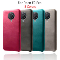 F2 Pro Case For Xiaomi Poco F2 Pro Vegan PU Leather Cover light Luxury Anti-fall Protective Shell for mi Poco F2 Pro F2Pro
