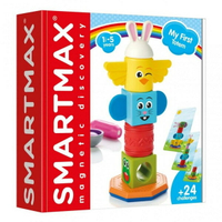信誼 【比利時SMARTMAX】磁力接接棒－寶寶第一個圖形遊戲/積木