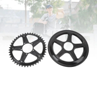 xiawuss Durable Steel Electric Bike Chain Sprocket with ABS Cover 44T Bike Motor Chain Sprocket OD 1