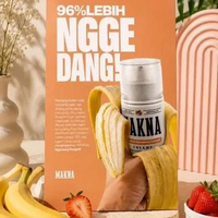 MAKNA Liquid 30ml Saltnic BANANA STRAWBERRY OATMEAL