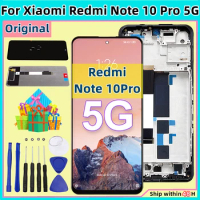 ORG LCD For Xiaomi Redmi Note 10 Pro 5G Display Touch Screen Digitizer Replacement For Redmi Note 10 PRO 5G LCD With Frame