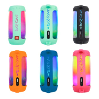 Newest Travel Bluetooth Speaker Case Silicone Soft Cover with Carabiner Strap for JBL Pulse 4 Wireless Bluetooth Speaker Bag