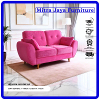 Promo Sofa Retro 2 Seater MinImalis Modern Free Bantal Dudukan Nyaman & Empuk