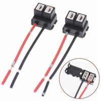 2pcs Socket Adapter Wiring Harness Sockets Car Wire Connector Cable Plug For H7 LED Headlight Automobile Lamp Bulb