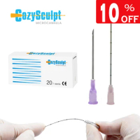 CozyTouch Micro Cannula 25g 50mm Blunt Tip Fine Needle Canulas 25 Gauge for Dermal Filler Injection