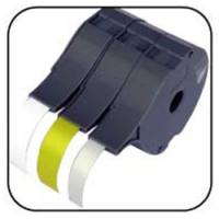 free shipping Consumables Stickers,label LS-06Y(6mm+yellow) for cable id printer BIOVIN S650,S700,S600,S100T