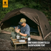 OneTigris COSMITTO 2.0 Backpacking Tent 3-Season Easy Setup Instant 2 Person Camping Tent For Hiking Trekking Fishing