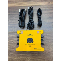 SOUND CARD K10 LIVESTREAM BẢN SẢN XUẤT 2025 CHỮ CHÌM