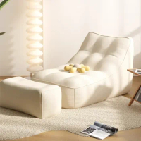 Minimalist Living Room Sofa Modern Classic Designer Lazy Single Sofa Bed Puff Reclining Relax Wohnzimmer Sofas Furniture