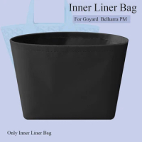 Nylon Purse Organizer Insert for Goyard Belharra PM Bag Inner Liner Bag Cosmetics Storage Small Zipper Bag Organizer Insert