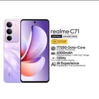 Realme C71 NFC | Ram (4/128GB) - (6/128GB) - (8/128GB) | 120Hz [ Baterai 6300mAH + Fash Charging 45W