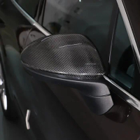 For Porsche Cayenne 2018 2019 2020 2021 2022 2023 Real Carbon Fiber Car Mirror Cover Trim Sticker Car Accessories