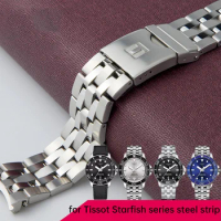 for Tissot T120 Starfish Series 1853 Steel Band T120407A T120417a Precision Steel Watch Band Chain 21mm Men's Bracelet
