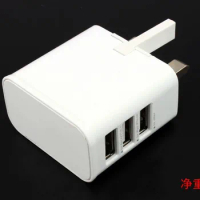 UK Plug True 3A 3 Ports USB Power AC Wall Charger Travel Adapter for iphone IPAD AIR MINI Samsung s4 s5 NOTE 3 2*100pcs/lot