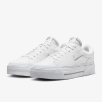 【NIKE 耐吉】運動鞋 休閒鞋 女鞋 WMNS COURT LEGACY LIFT 白色 餅乾鞋 厚底 增高(FZ2606100)