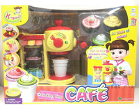 【Fun心玩】YT31037 麗嬰 正版 韓國卡通 KONGSUNI 甜蜜咖啡店 小荳娃娃 小豆子 小荳子 兒童 玩具